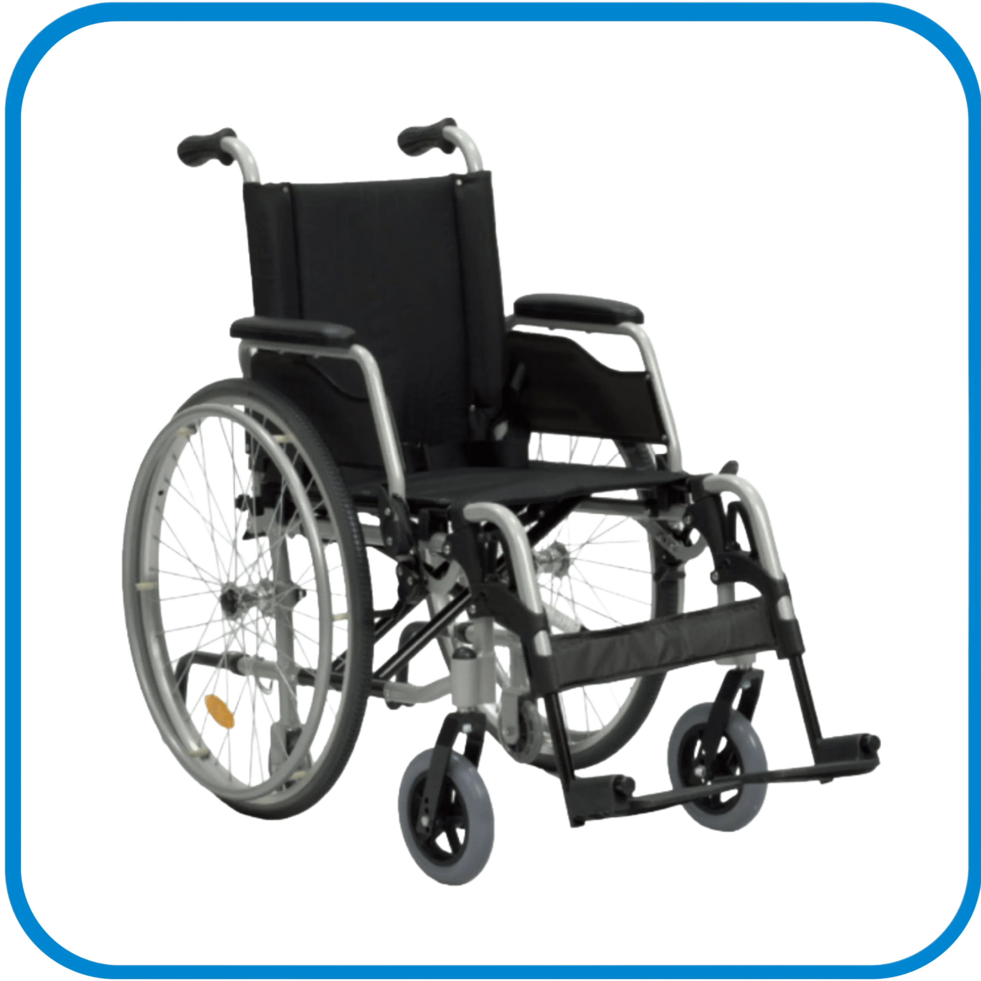 Carrozzina Autospinta Leggera Doppia Crociera Accessoriata Seduta - L&G Sport e Benessere