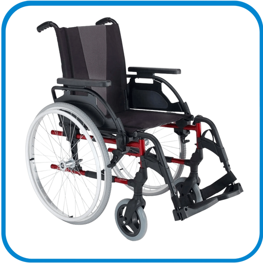 Carrozzina Autospinta Breezy Style Larghezza Sed 43 + Aggiuntivi - L&G Sport e Benessere