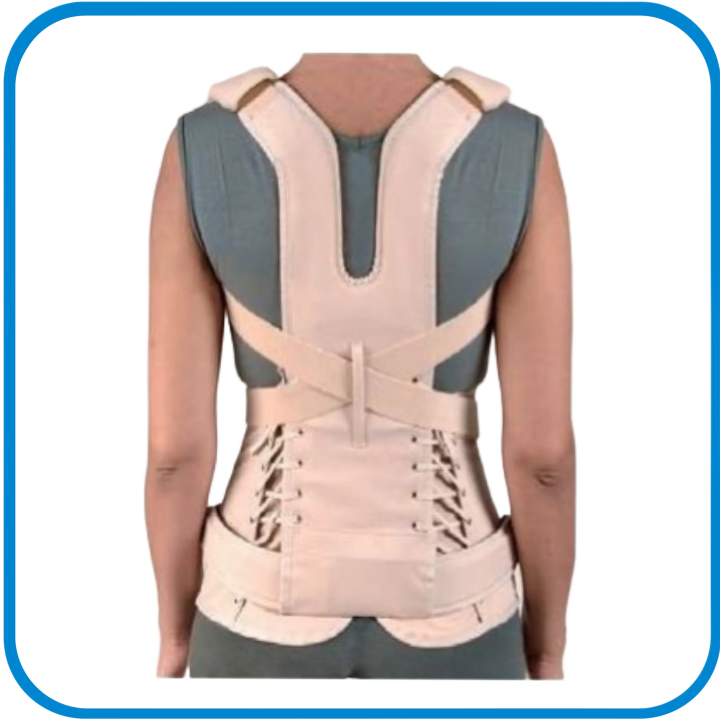 Busto Rigido Dorsolombare Con Spallacci Tipo "Taylor" 637 Camp Xxi - L&G Sport e Benessere