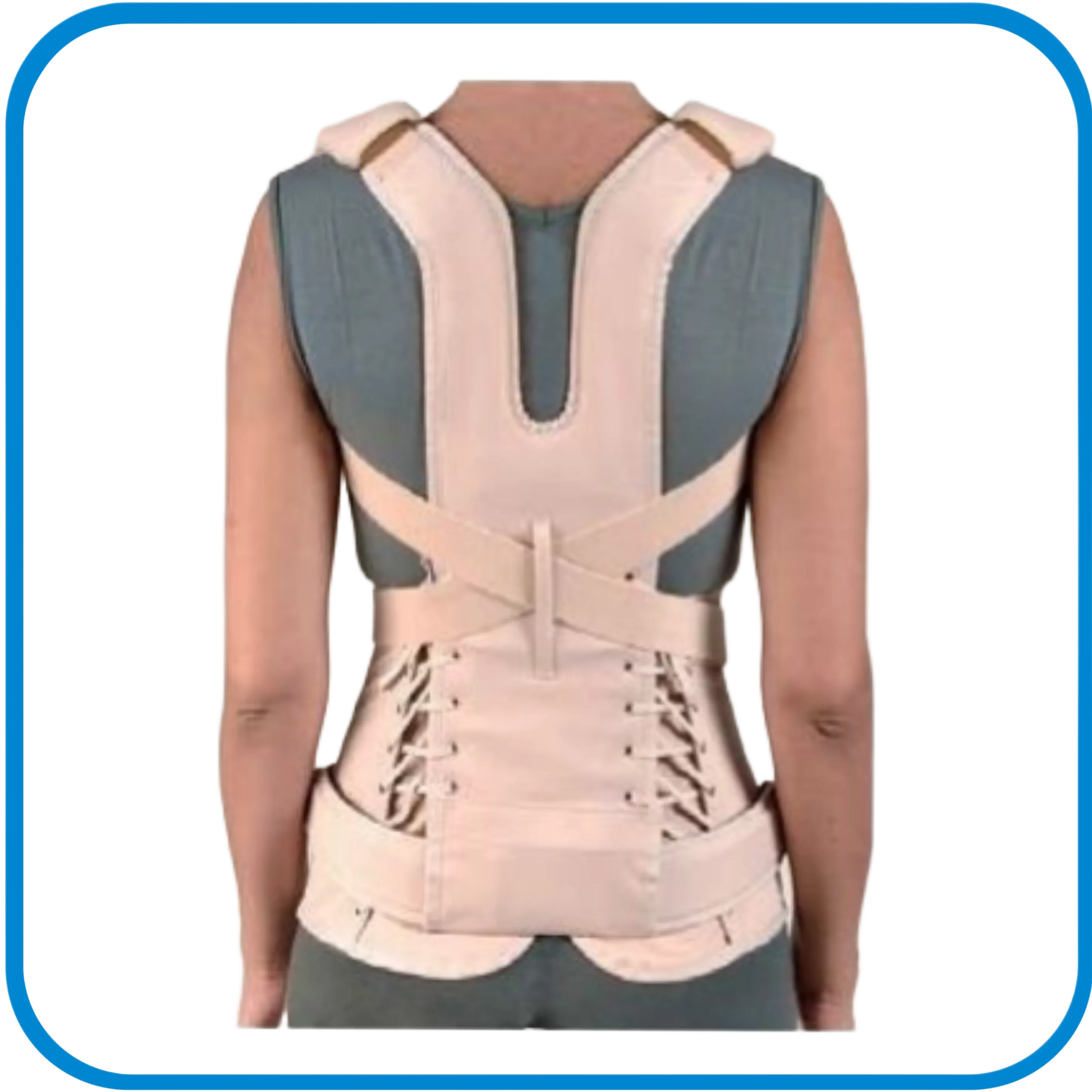 Busto Rigido Dorsolombare Con Spallacci Tipo "Taylor" 637 Camp Xxi - L&G Sport e Benessere