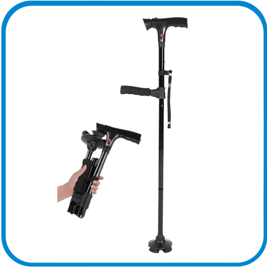 Bastone Pieghevole Con Led e Allarme Acustico - L&G Sport e Benessere