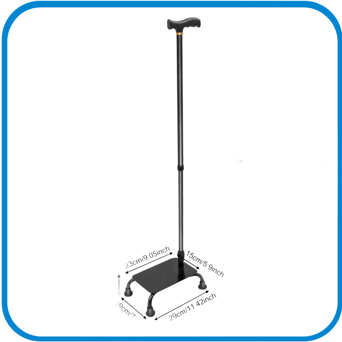 Bastone Scomponibile 2 In 1 Con Appoggio Largo - L&G Sport e Benessere