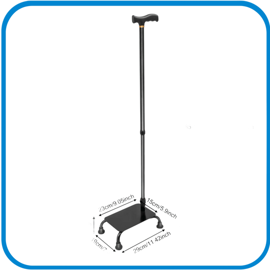 Bastone Scomponibile 2 In 1 Con Appoggio Largo - L&G Sport e Benessere
