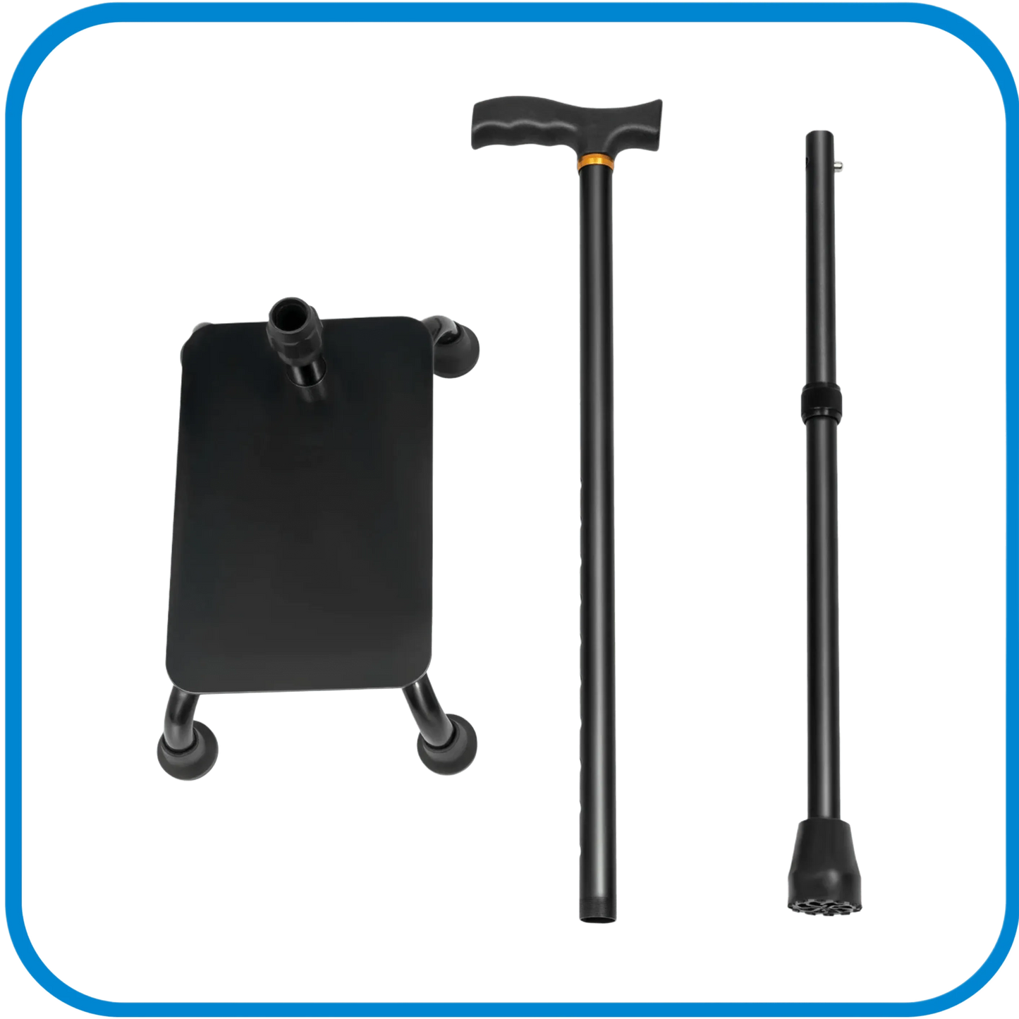 Bastone Scomponibile 2 In 1 Con Appoggio Largo - L&G Sport e Benessere