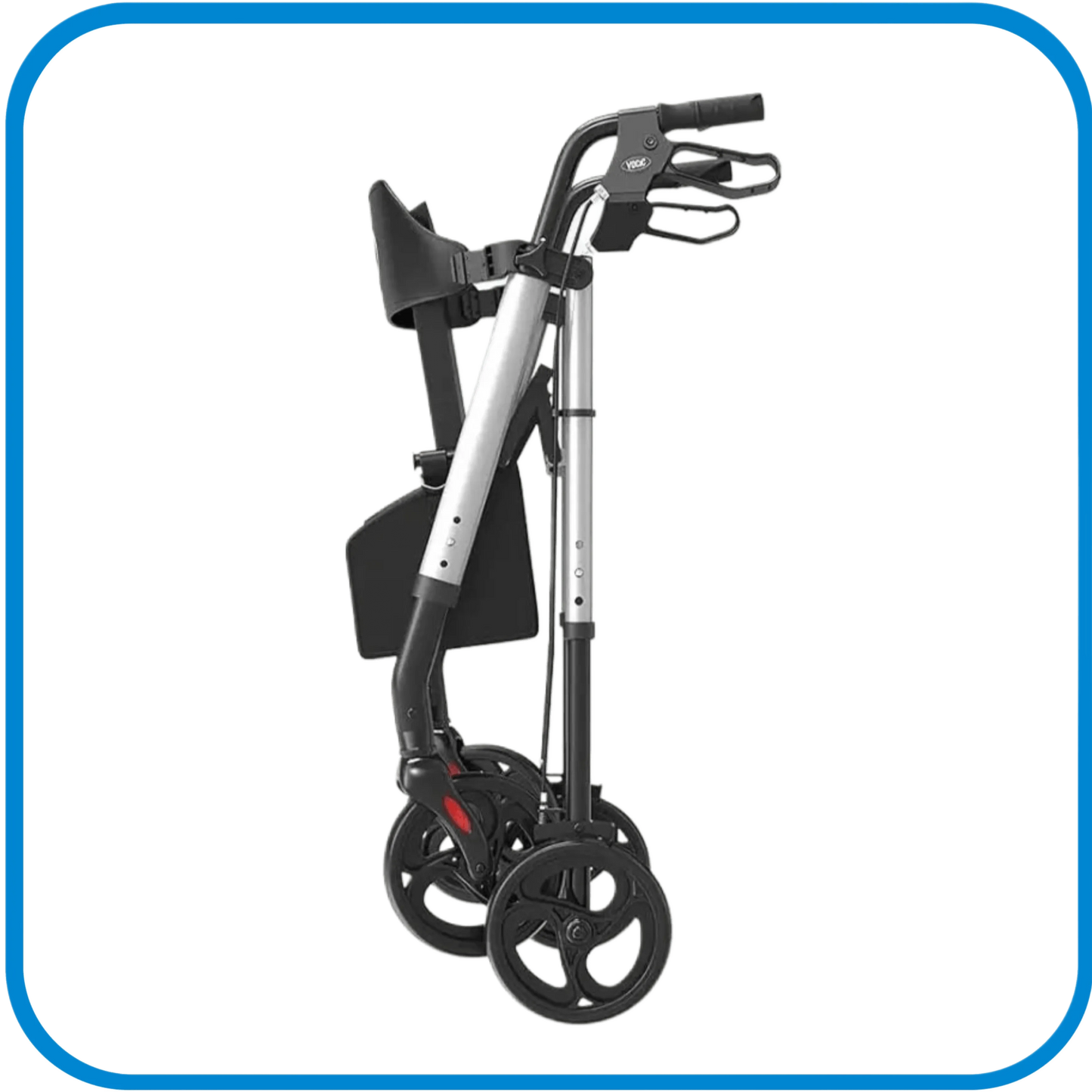 Deambulatore Con Seduta e Cestino Pieghevole - L&G Sport e Benessere