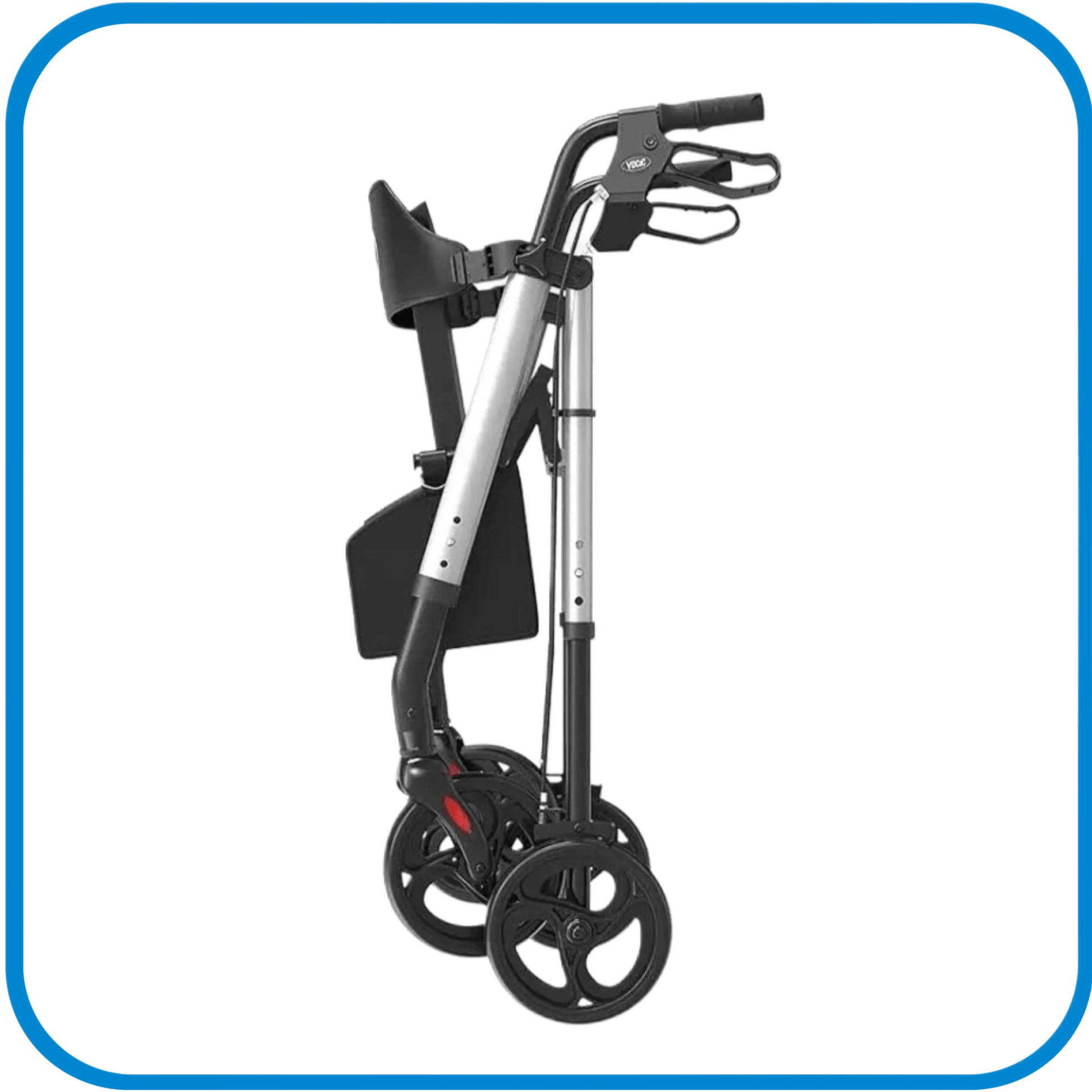 Deambulatore Con Seduta e Cestino Pieghevole - L&G Sport e Benessere