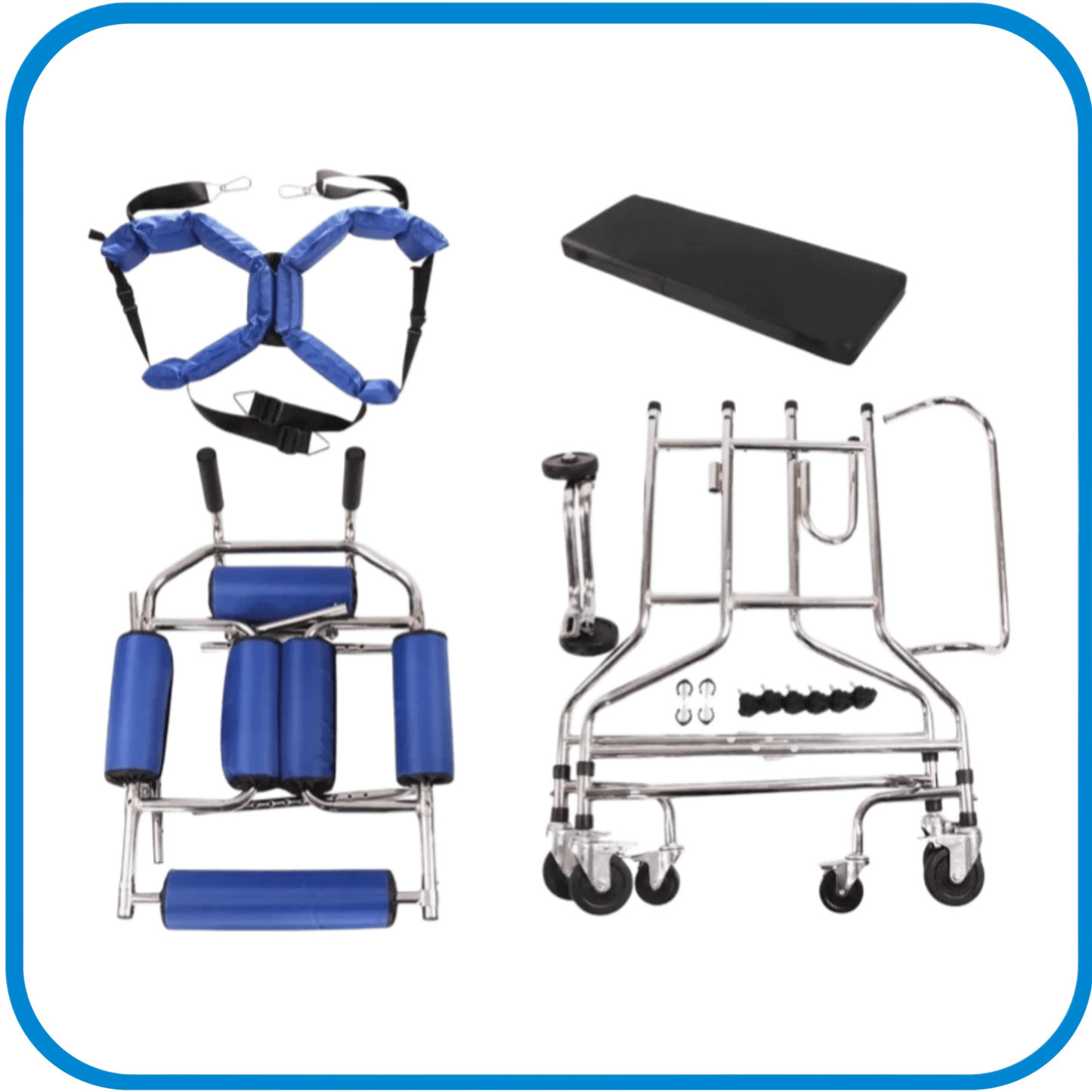 Deambulatore 8 Ruote Paralisi Adulto - L&G Sport e Benessere