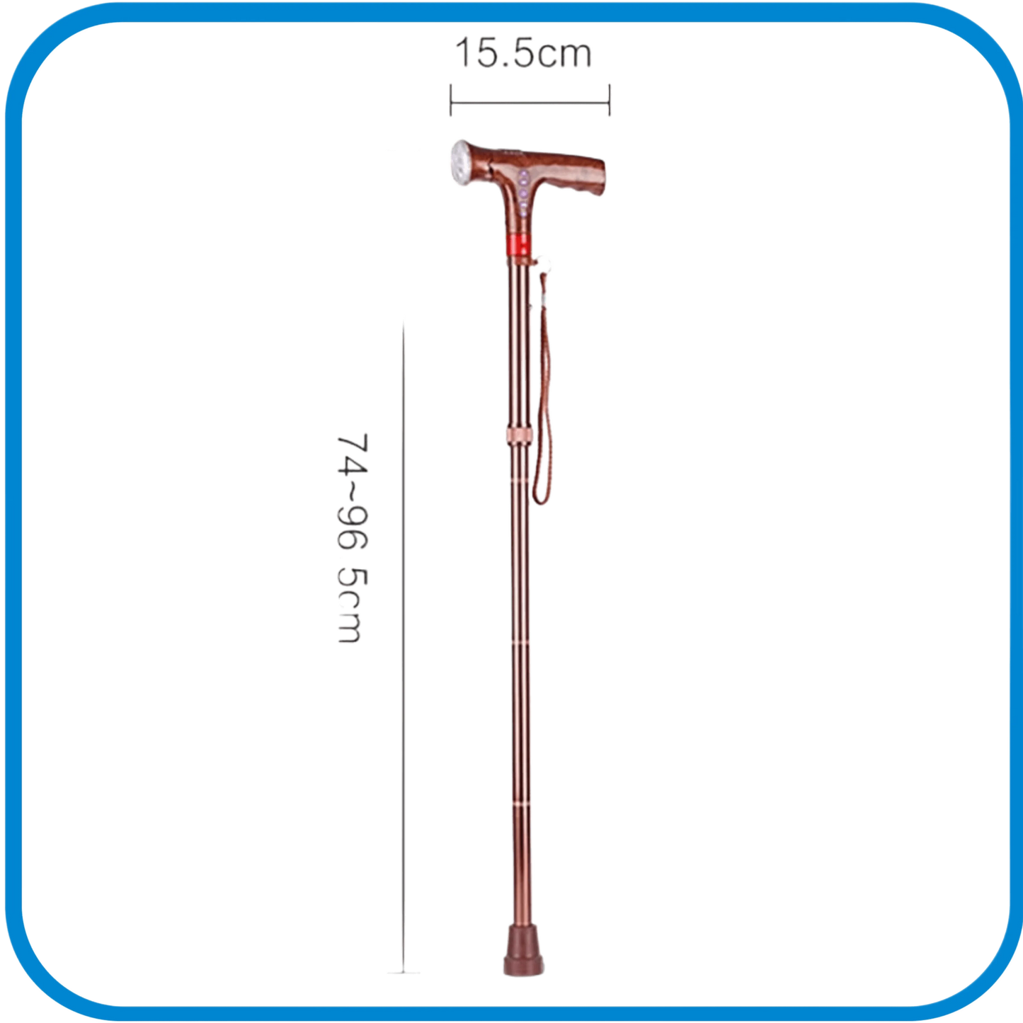 Bastone In Alluminio Con Led - L&G Sport e Benessere