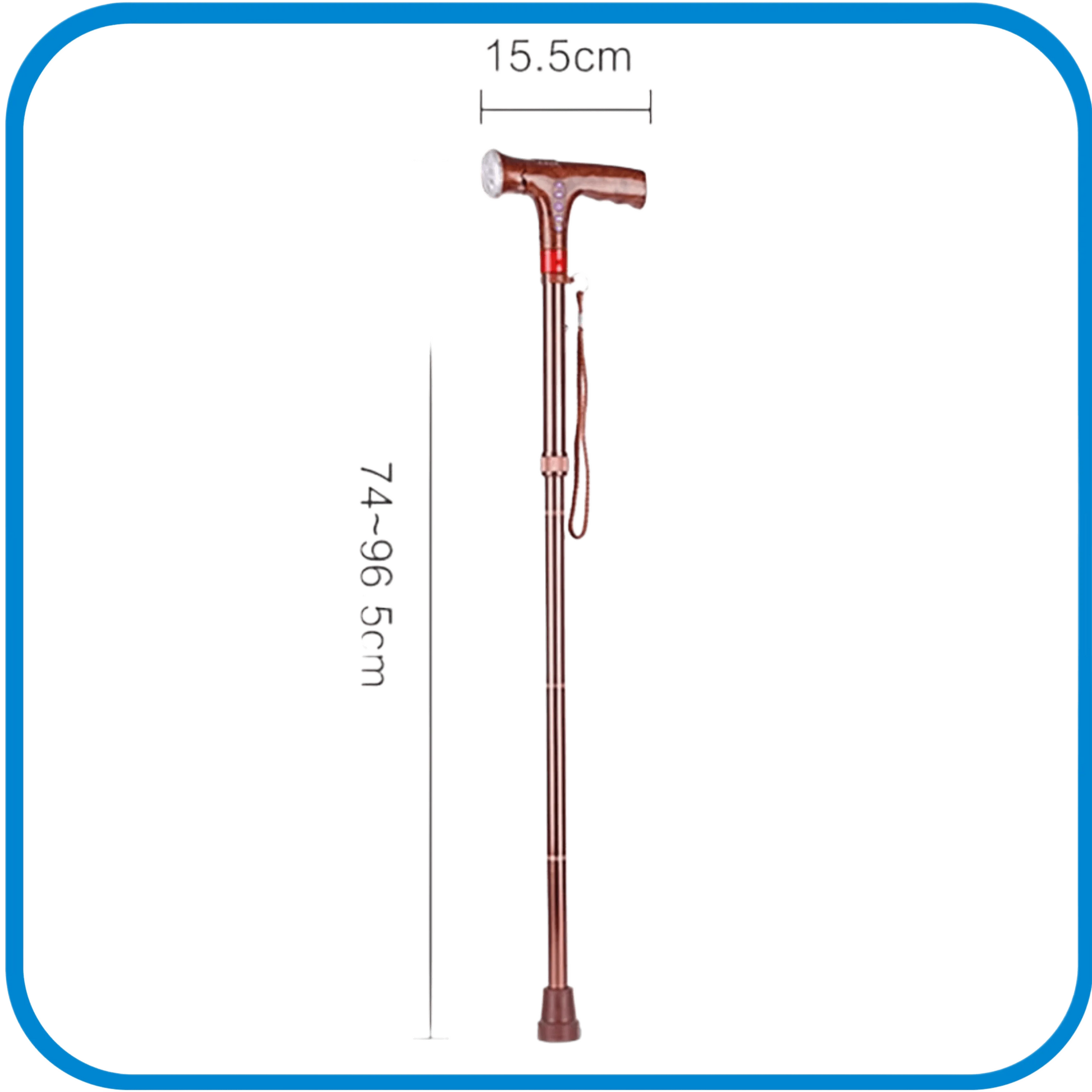 Bastone In Alluminio Con Led - L&G Sport e Benessere