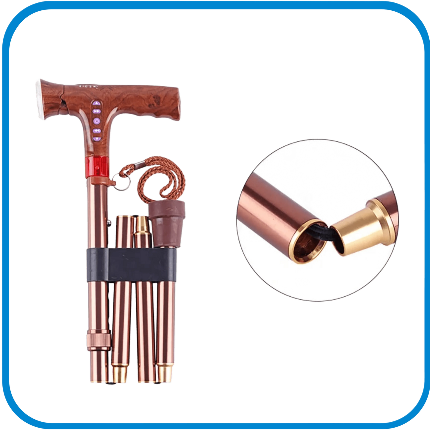 Bastone In Alluminio Con Led - L&G Sport e Benessere