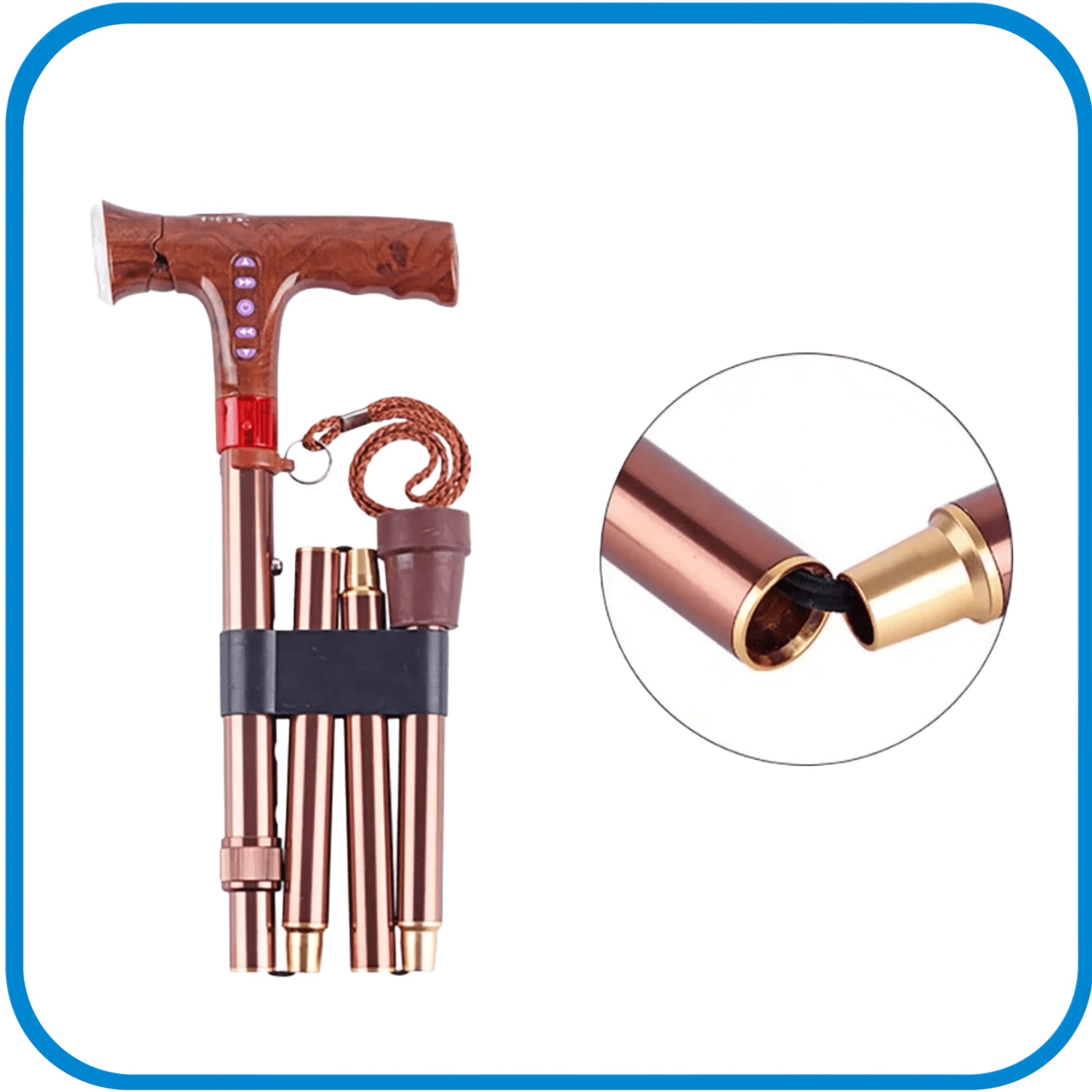 Bastone In Alluminio Con Led - L&G Sport e Benessere