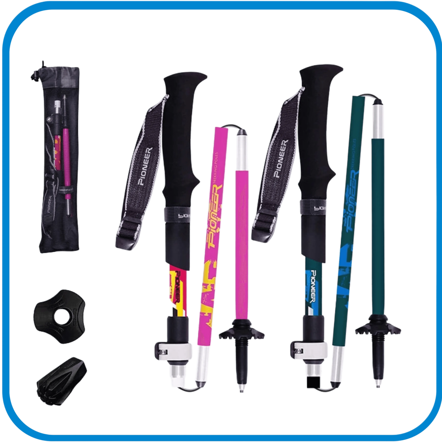 Bastone Trekking In Carbonio - L&G Sport e Benessere