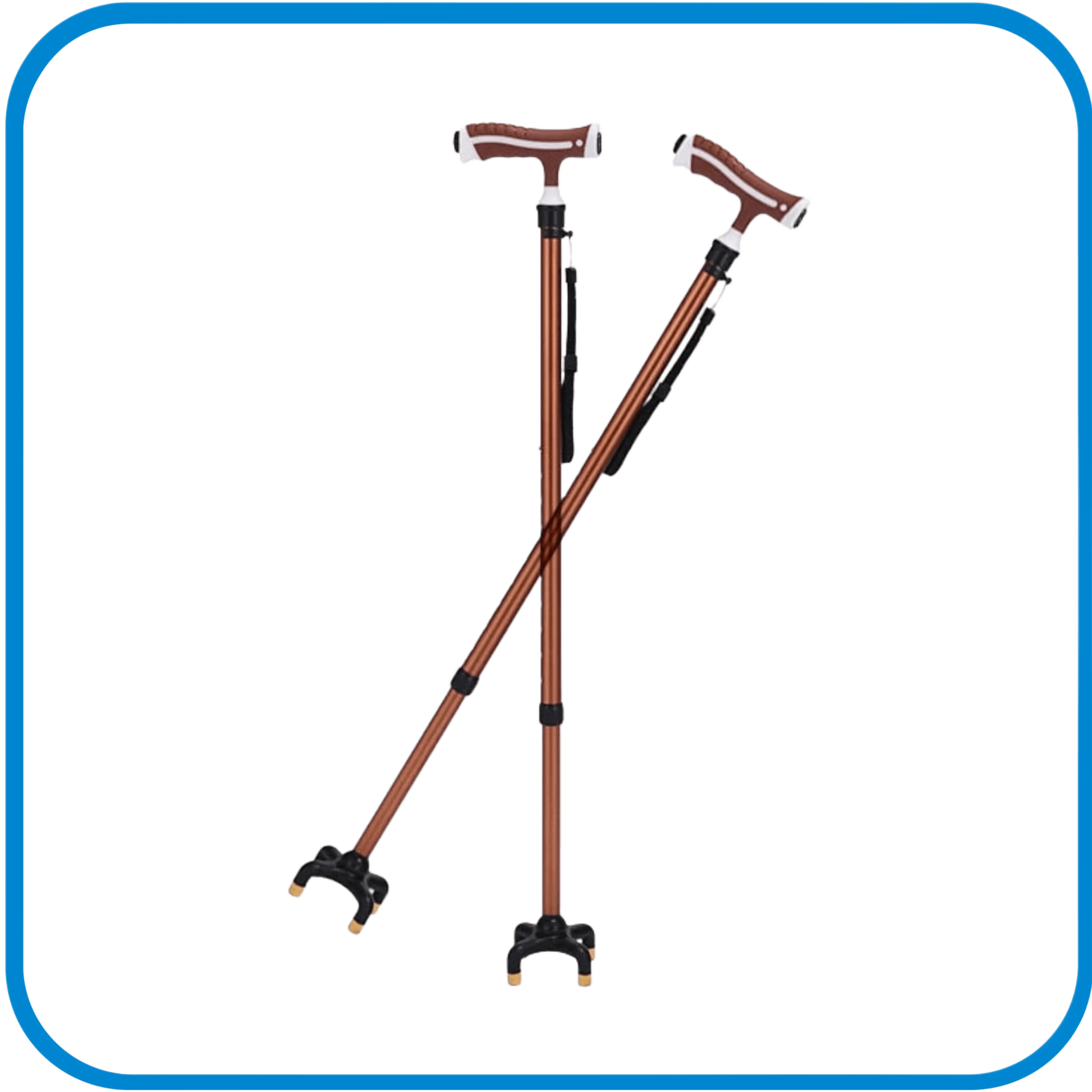 Bastone In Alluminio 4 Piedi - L&G Sport e Benessere