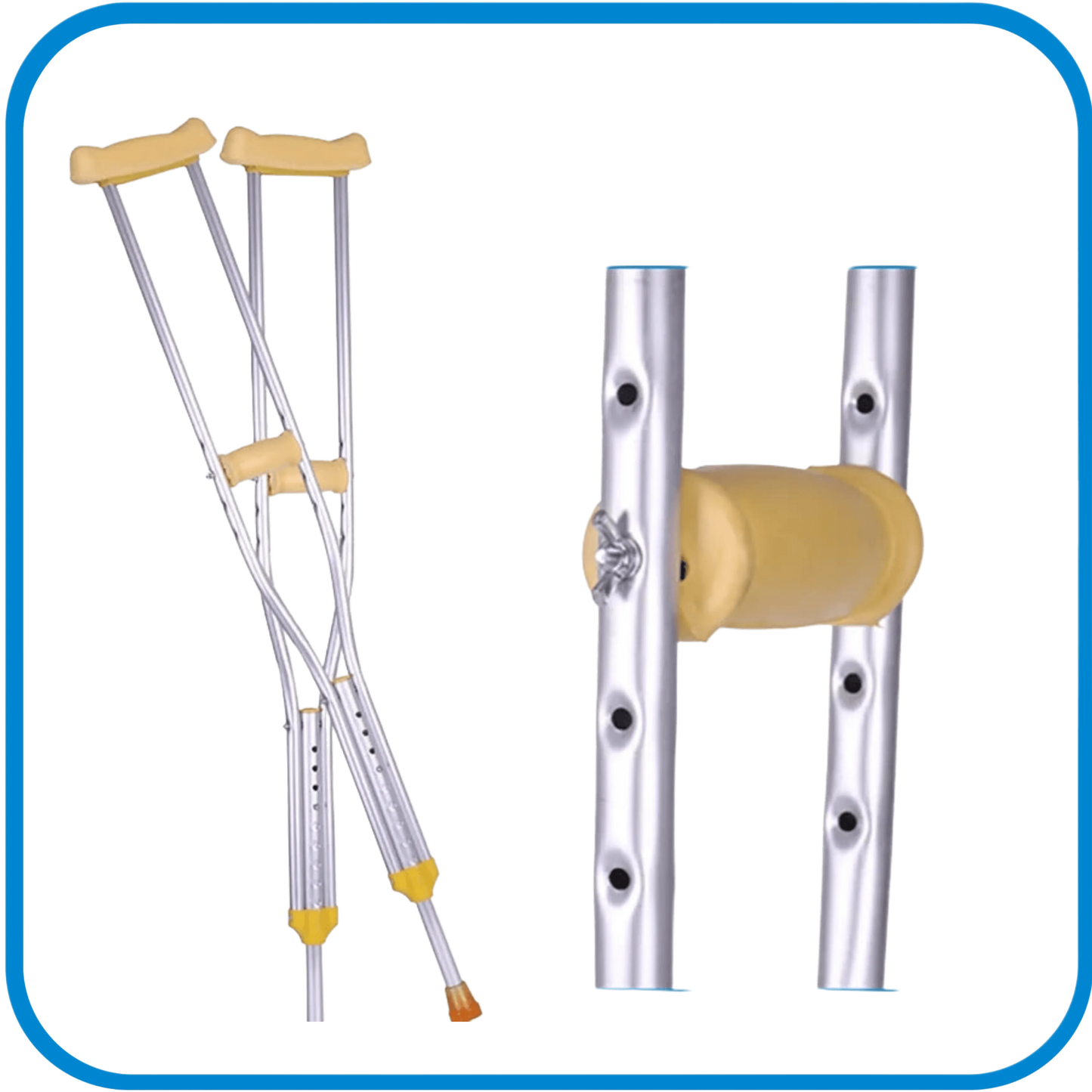 Stampelle Regolabili In Alluminio - L&G Sport e Benessere
