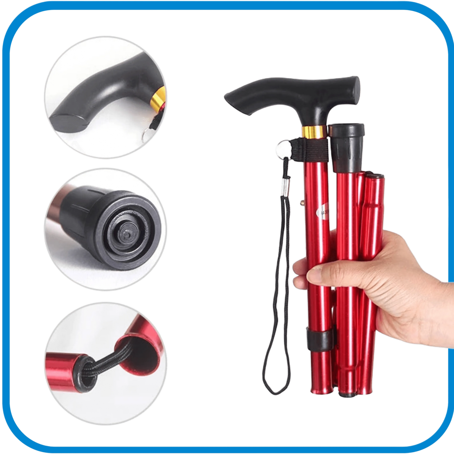Bastone Da Passeggio Pieghevole - L&G Sport e Benessere