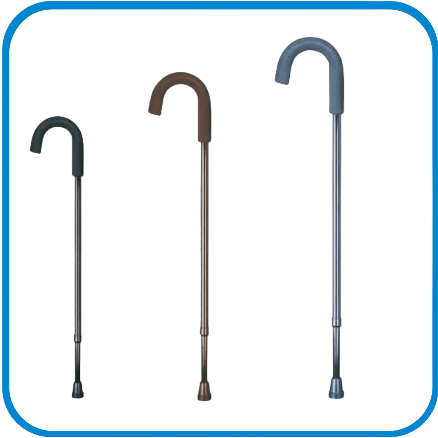 Bastone Da Passeggio in Alluminio Regolabile - L&G Sport e Benessere