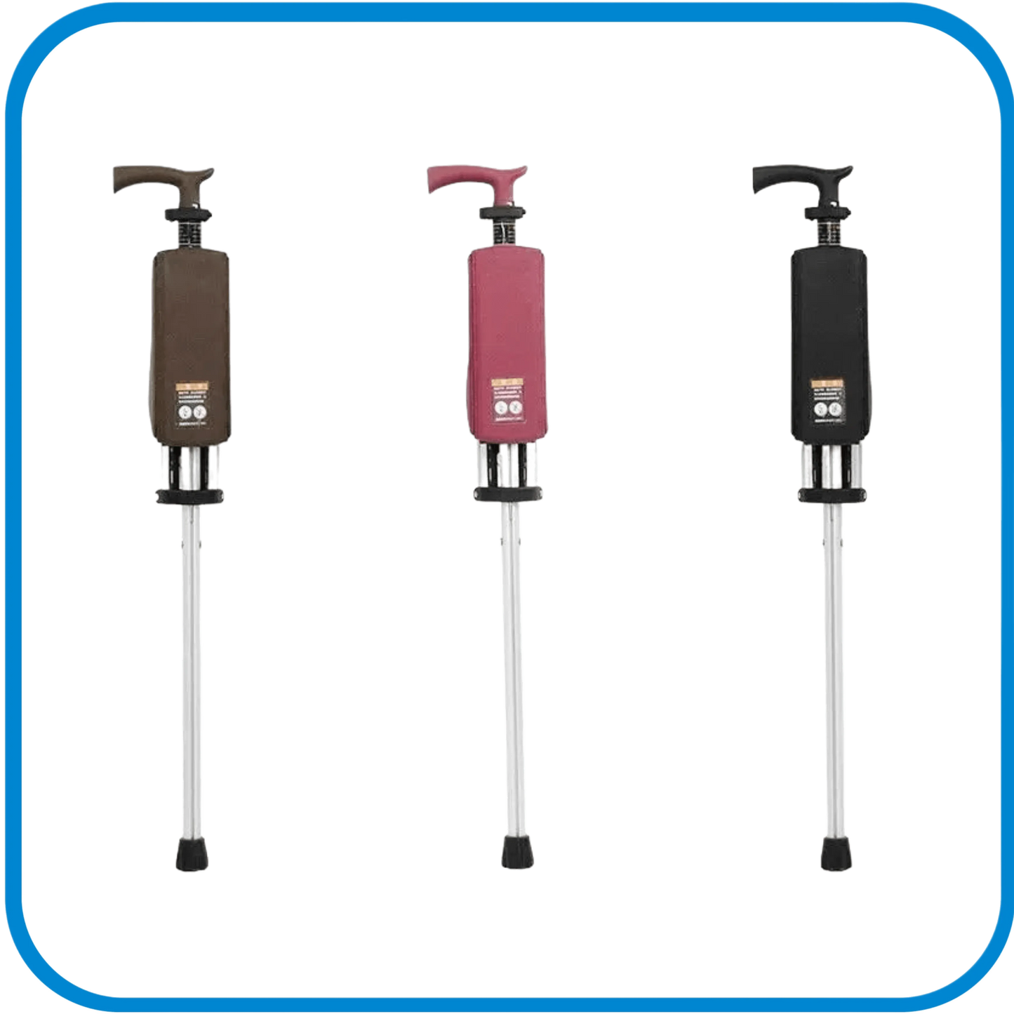 Bastone Con Seduta 3 Piedi Multi Funzione Pieghevole - L&G Sport e Benessere