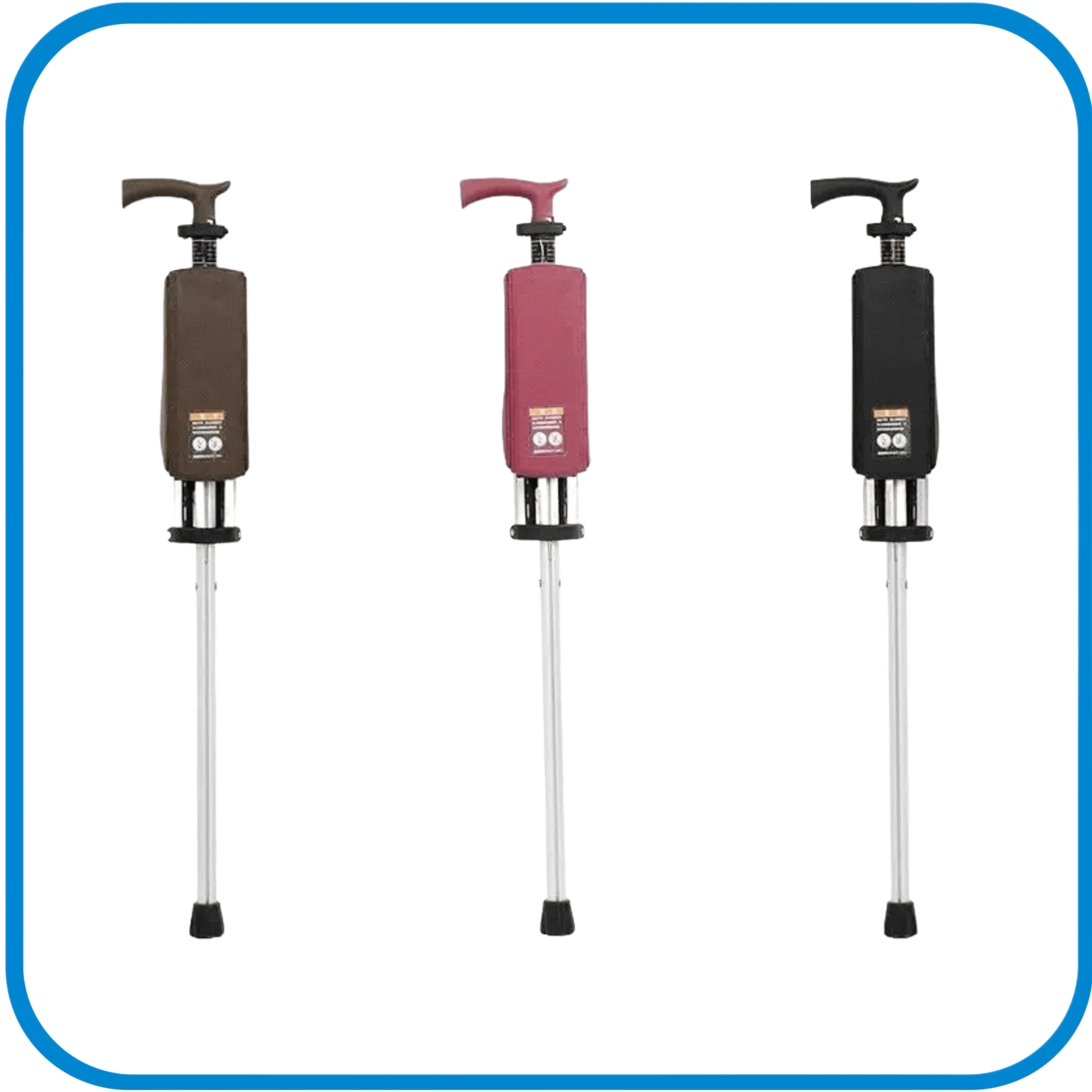 Bastone Con Seduta 3 Piedi Multi Funzione Pieghevole - L&G Sport e Benessere