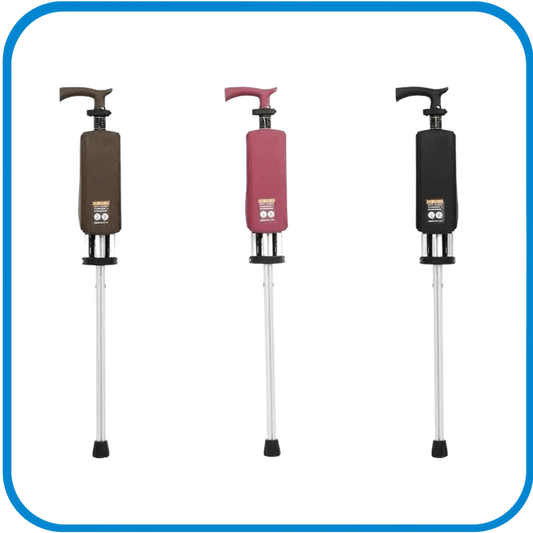 Bastone Con Seduta 3 Piedi Multi Funzione Pieghevole - L&G Sport e Benessere