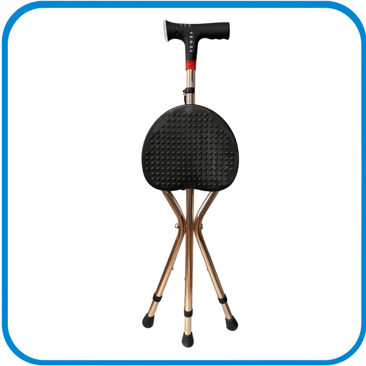 Bastone Con Seduta 3 Piedi In Alluminio Multi Funzione - L&G Sport e Benessere