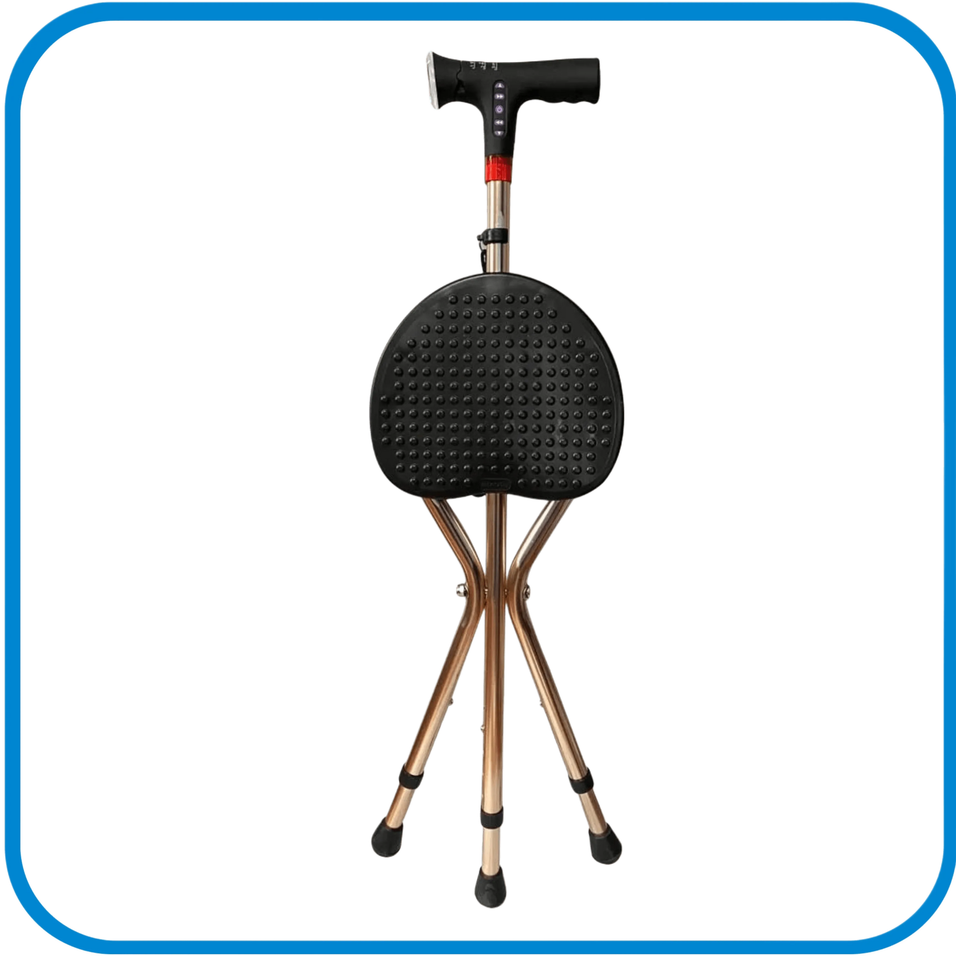 Bastone Con Seduta 3 Piedi In Alluminio Multi Funzione - L&G Sport e Benessere