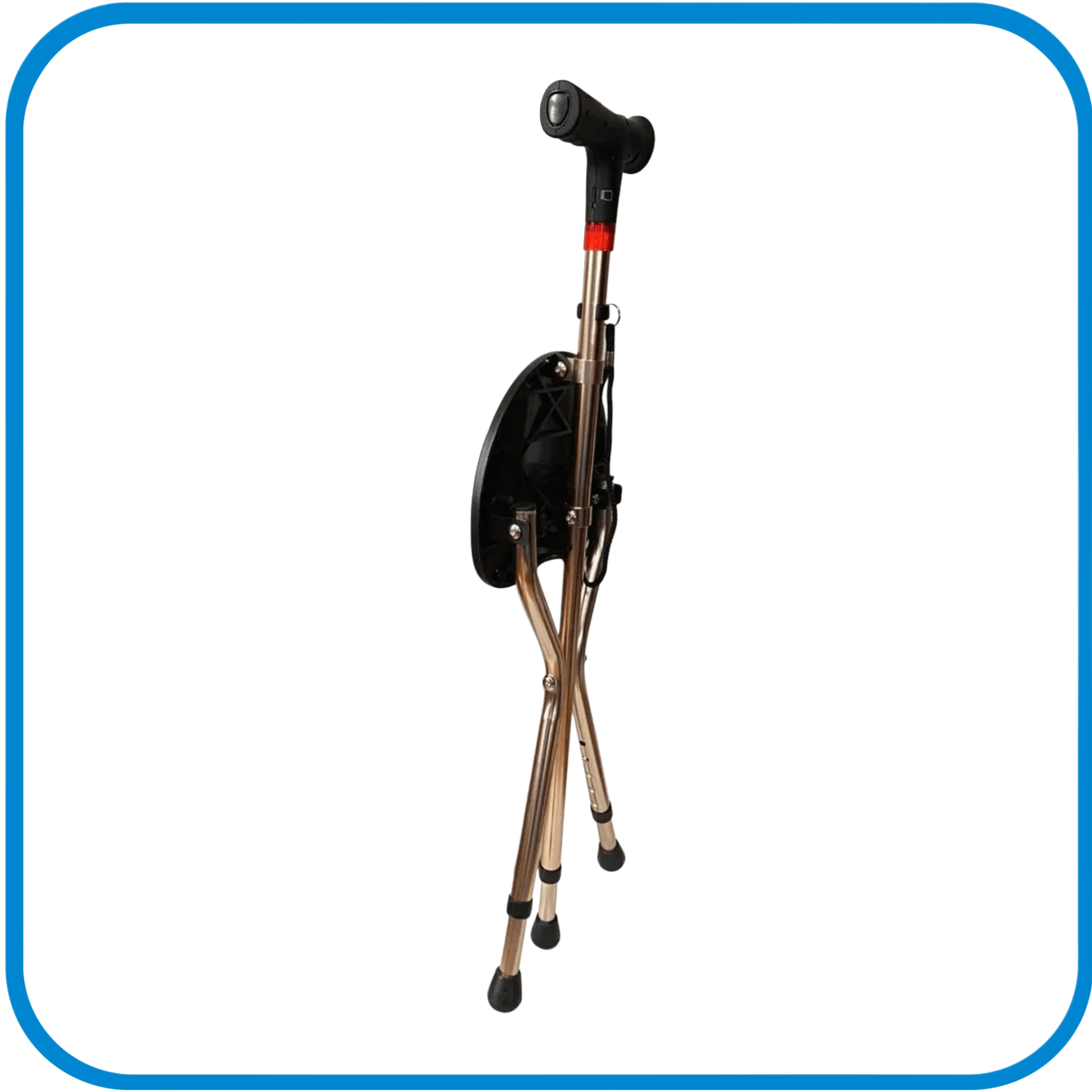 Bastone Con Seduta 3 Piedi In Alluminio Multi Funzione - L&G Sport e Benessere