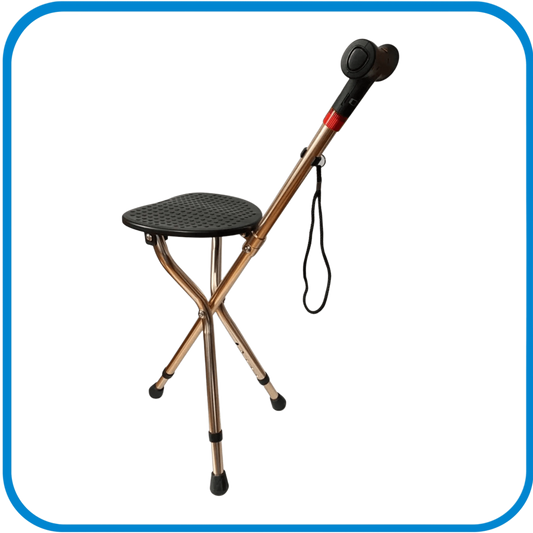 Bastone Con Seduta 3 Piedi In Alluminio Multi Funzione - L&G Sport e Benessere