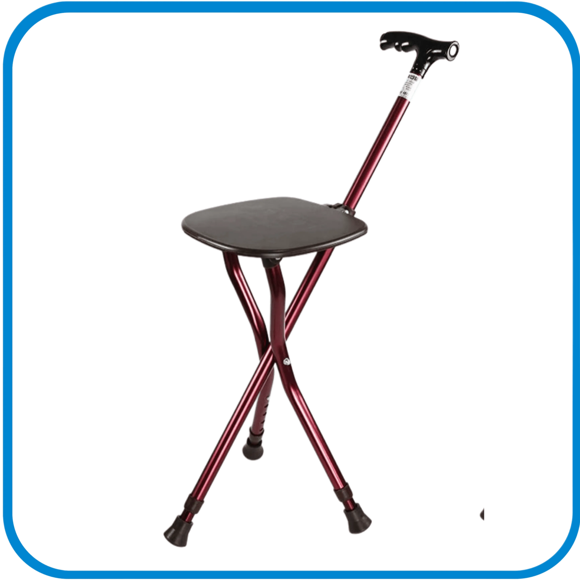 Bastone Con Seduta 3 Piedi Con Torcia - L&G Sport e Benessere