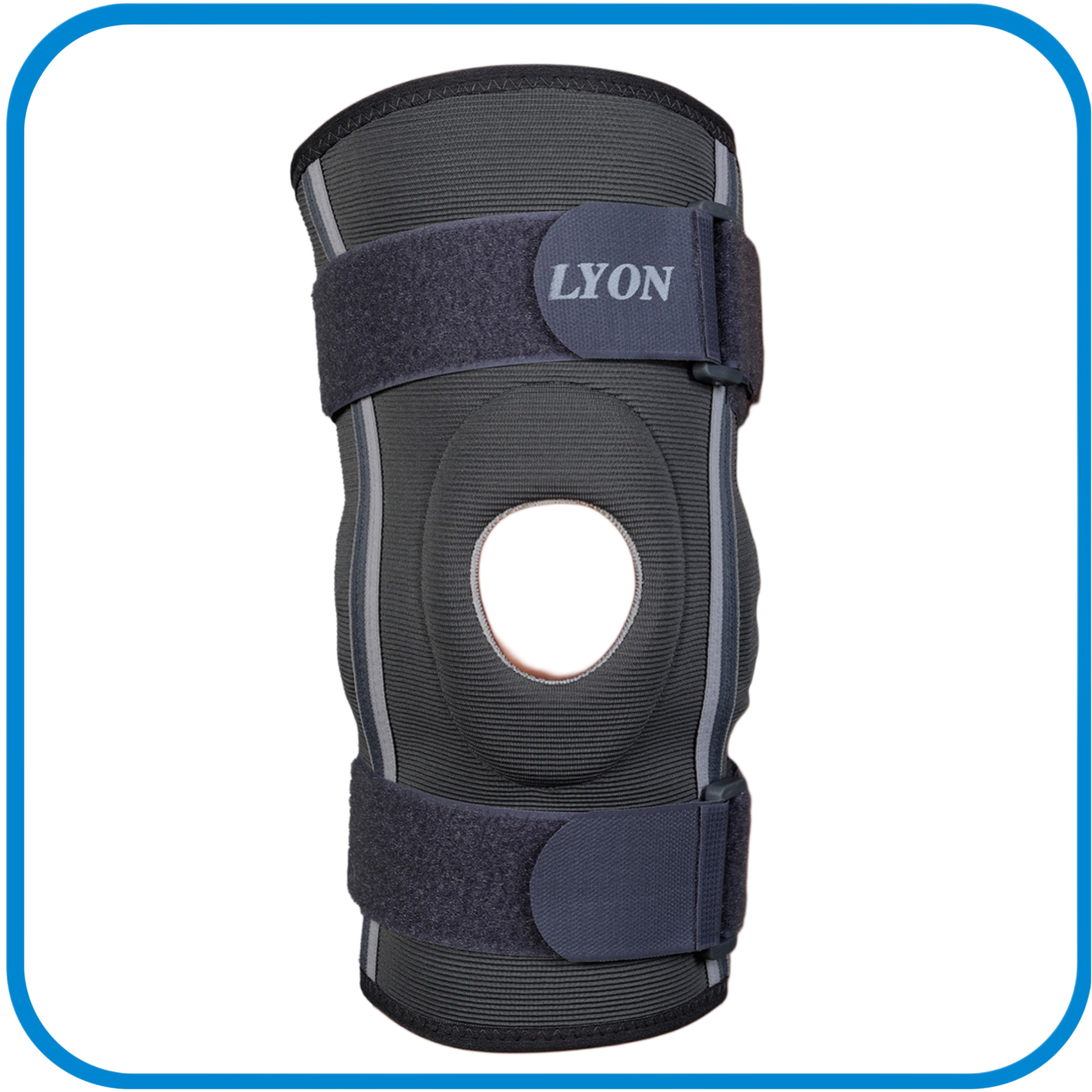 Ginocchiera con supporti laterali e silicone SP003
