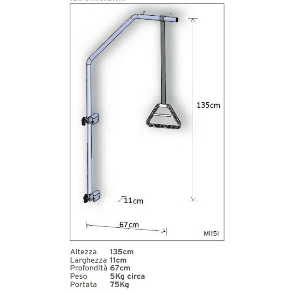 Alzamalati Da Letto Per Degenza -Tulipano - L&G Sport e Benessere