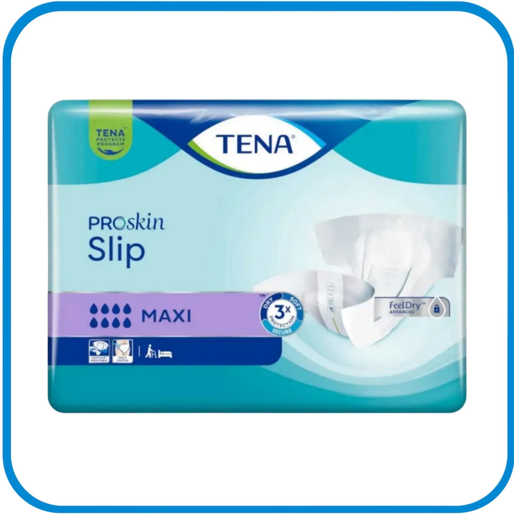 Tena - Proskin Slip Maxi - Pannolino Per Incontinenza - 60Pz - L&G Sport e Benessere