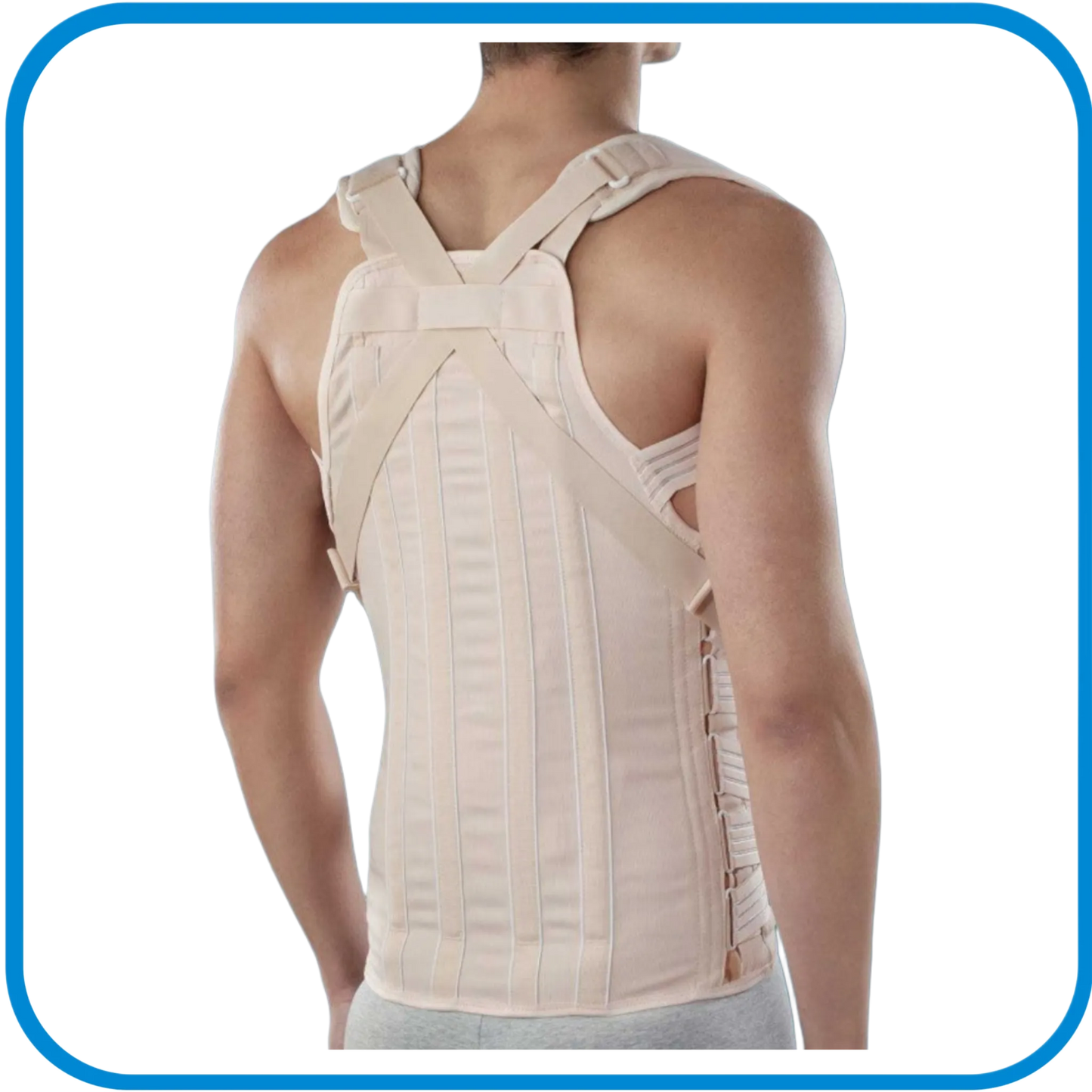 Busto Spallaccio Dorso Lombare Semirigido A Trazione Antero-Posteriore - L&G Sport e Benessere