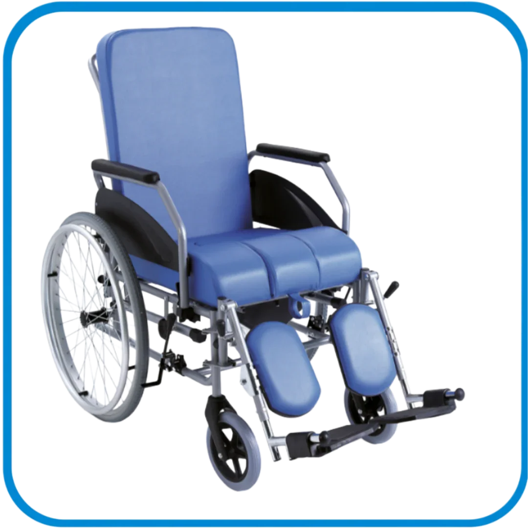 Sedia Comoda Recl.Ruote Grandi Post. Rc340 - L&G Sport e Benessere