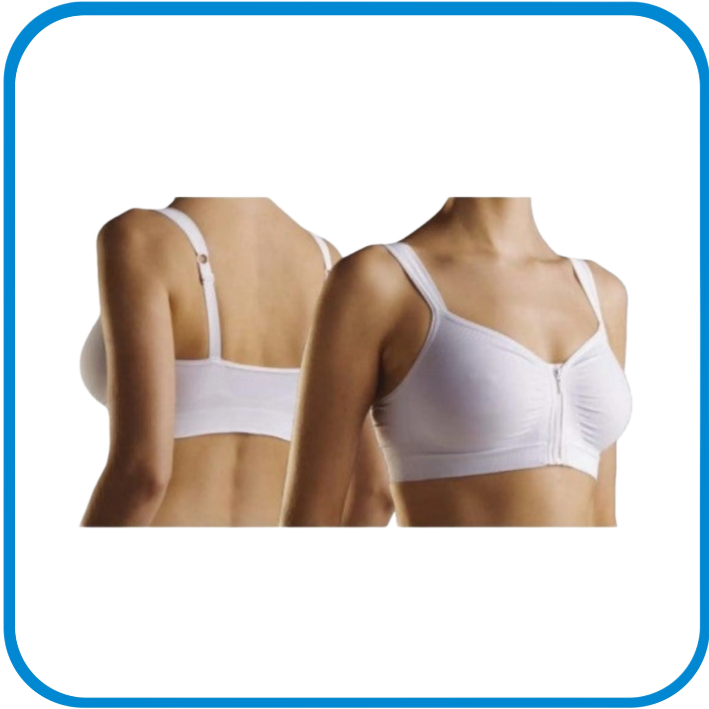 Reggiseno Post Operatorio Con Zip Frontale - L&G Sport e Benessere
