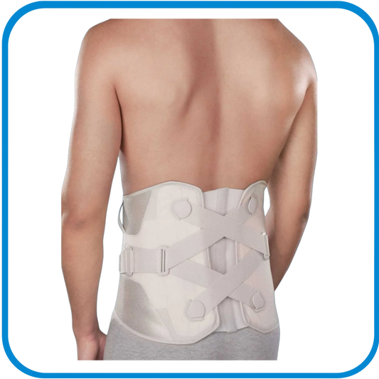Busto Ortopedico Alto In Tessuto Rigido Con Tiranti A Trazione Facilitata - Lumbopull 72 - L&G Sport e Benessere