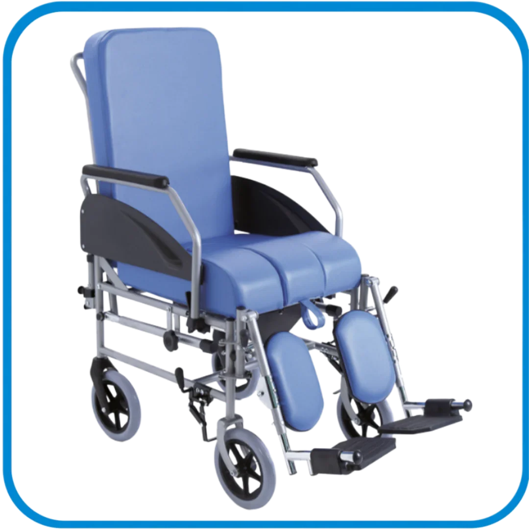 Sedia Comoda Schienale Reclinabile Ruote Da 20 Cm Rc330 - L&G Sport e Benessere