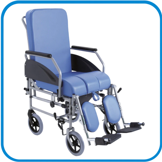 Sedia Comoda Schienale Reclinabile Ruote Da 20 Cm Rc330 - L&G Sport e Benessere