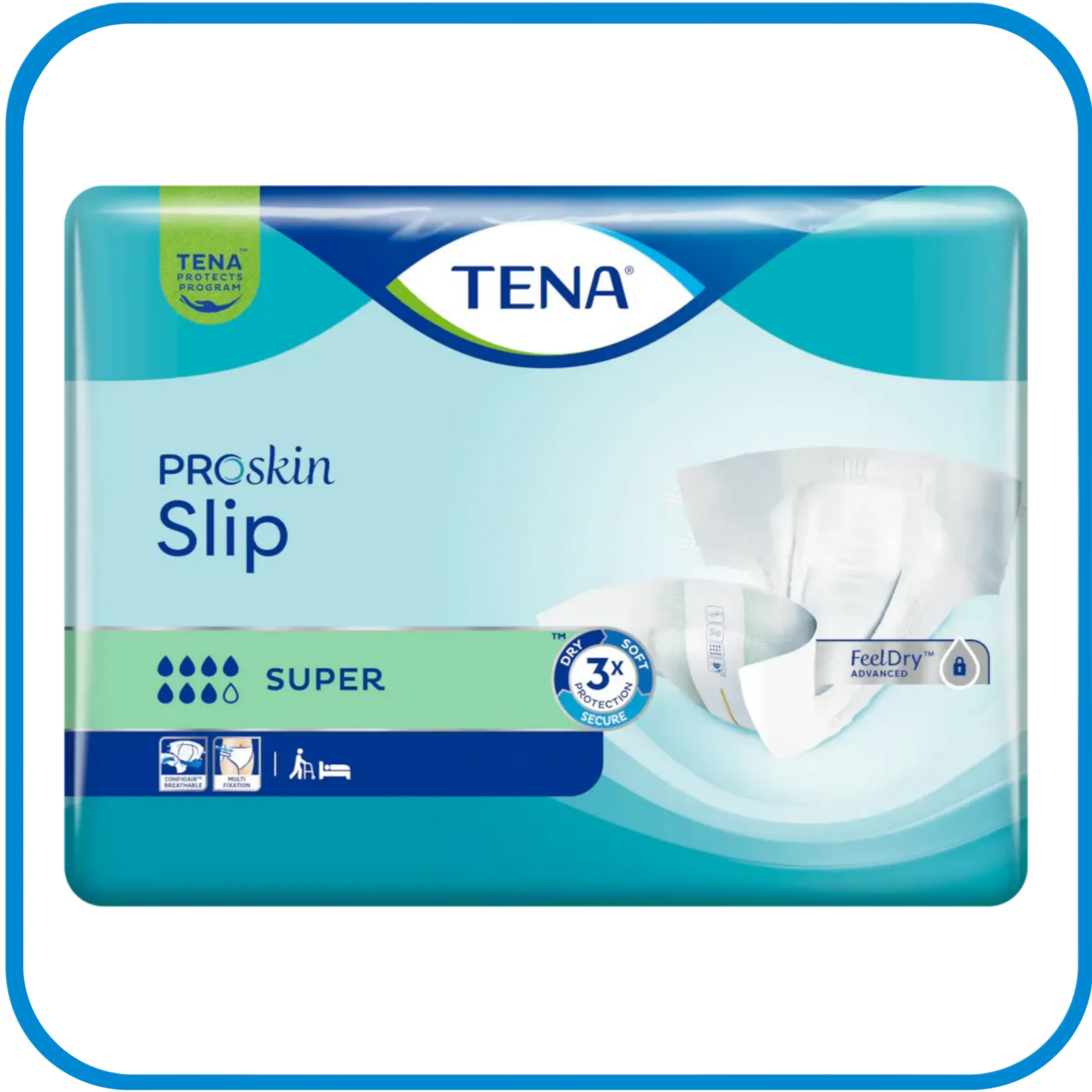 Tena - Proskin Slip Super - Pannolino Per Incontinenza - 60Pz - L&G Sport e Benessere