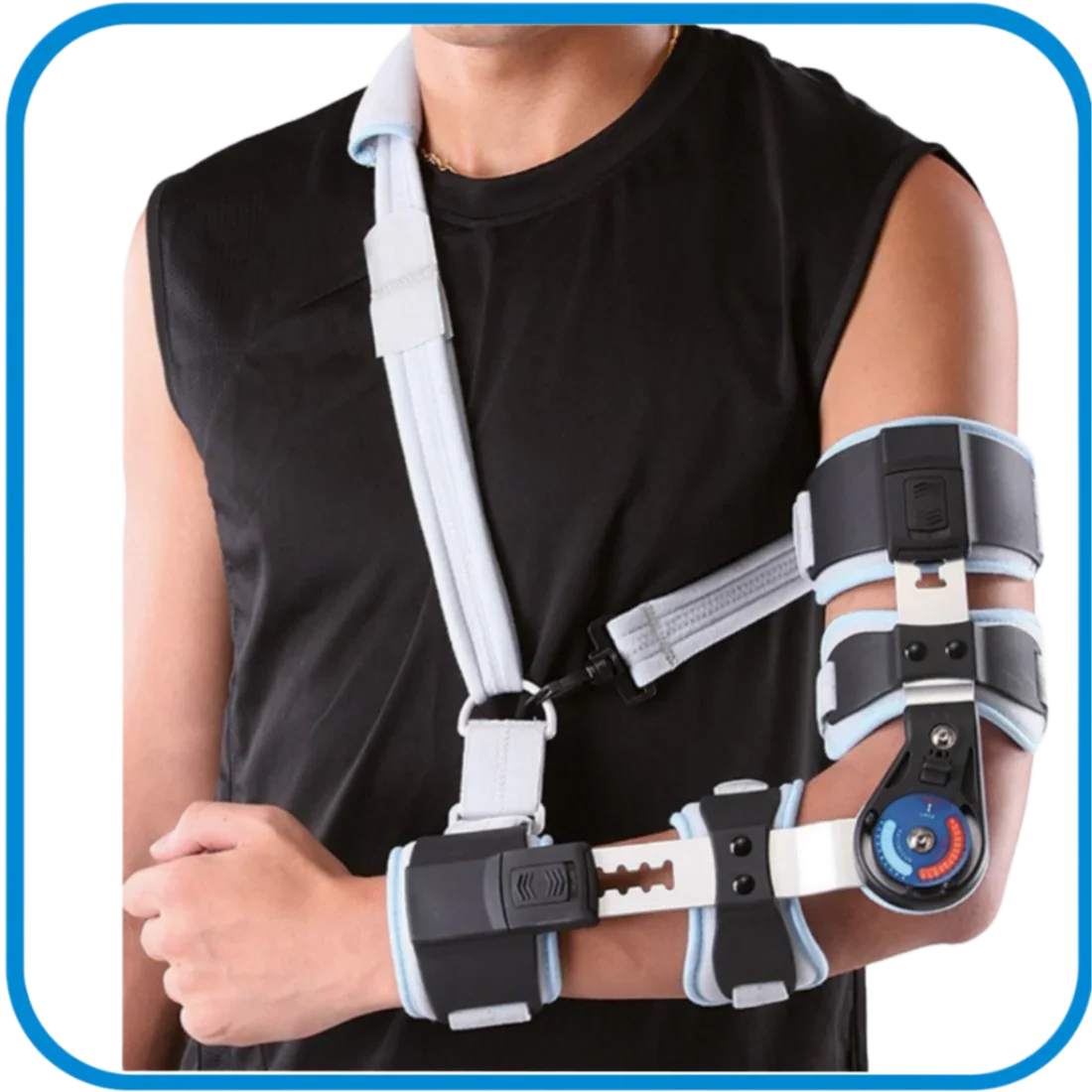 Tutore Articolato Gomito Regolabile Telescopico C 202 - L&G Sport e Benessere