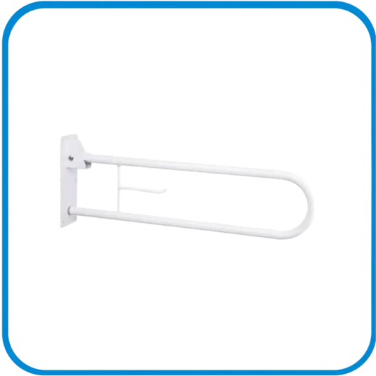 Maniglione Per Bagno In Acciaio Cod. Ab-80N Per Anziani E Disabili - L&G Sport e Benessere