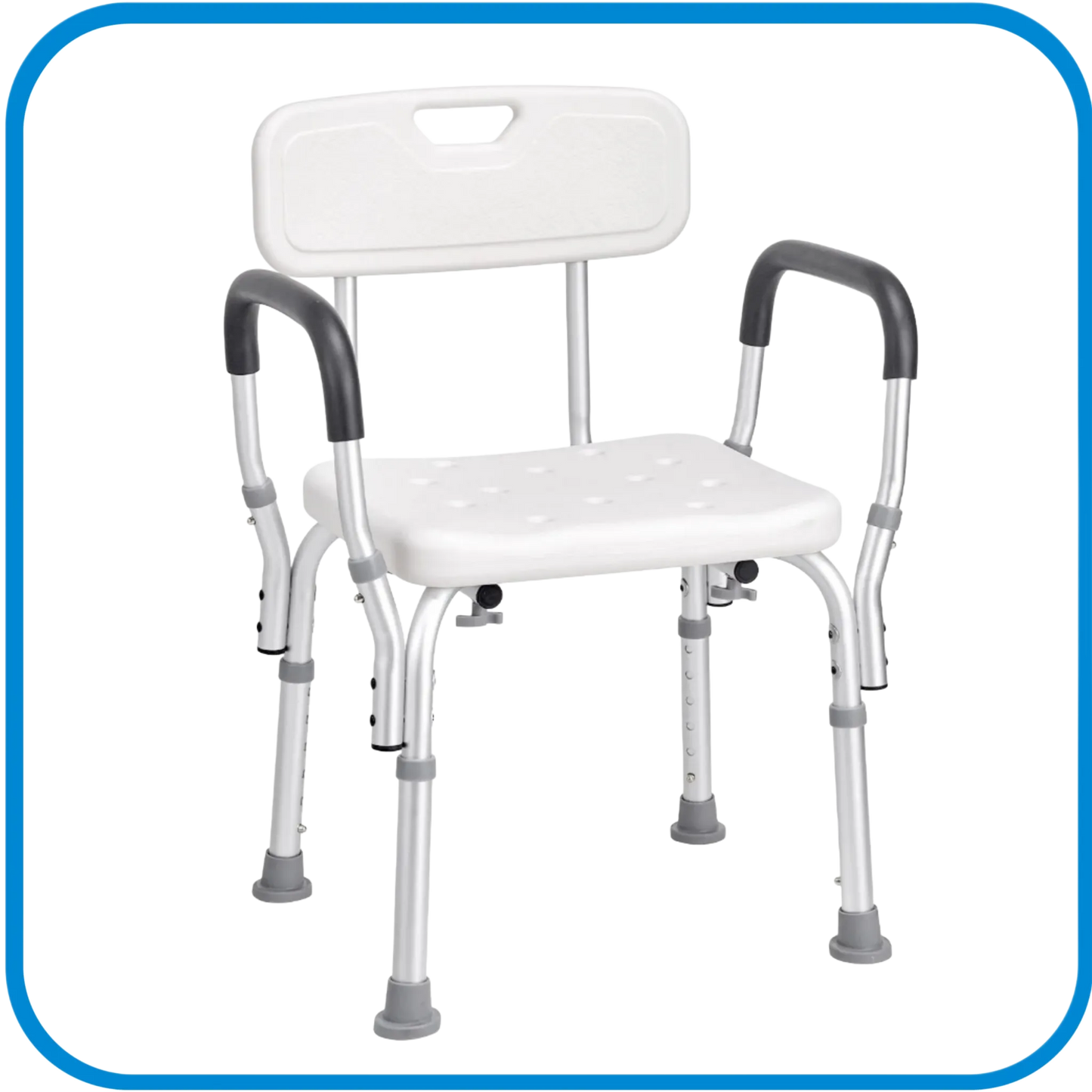 Sedile Per Doccia Antiscivolo Regolabile - L&G Sport e Benessere