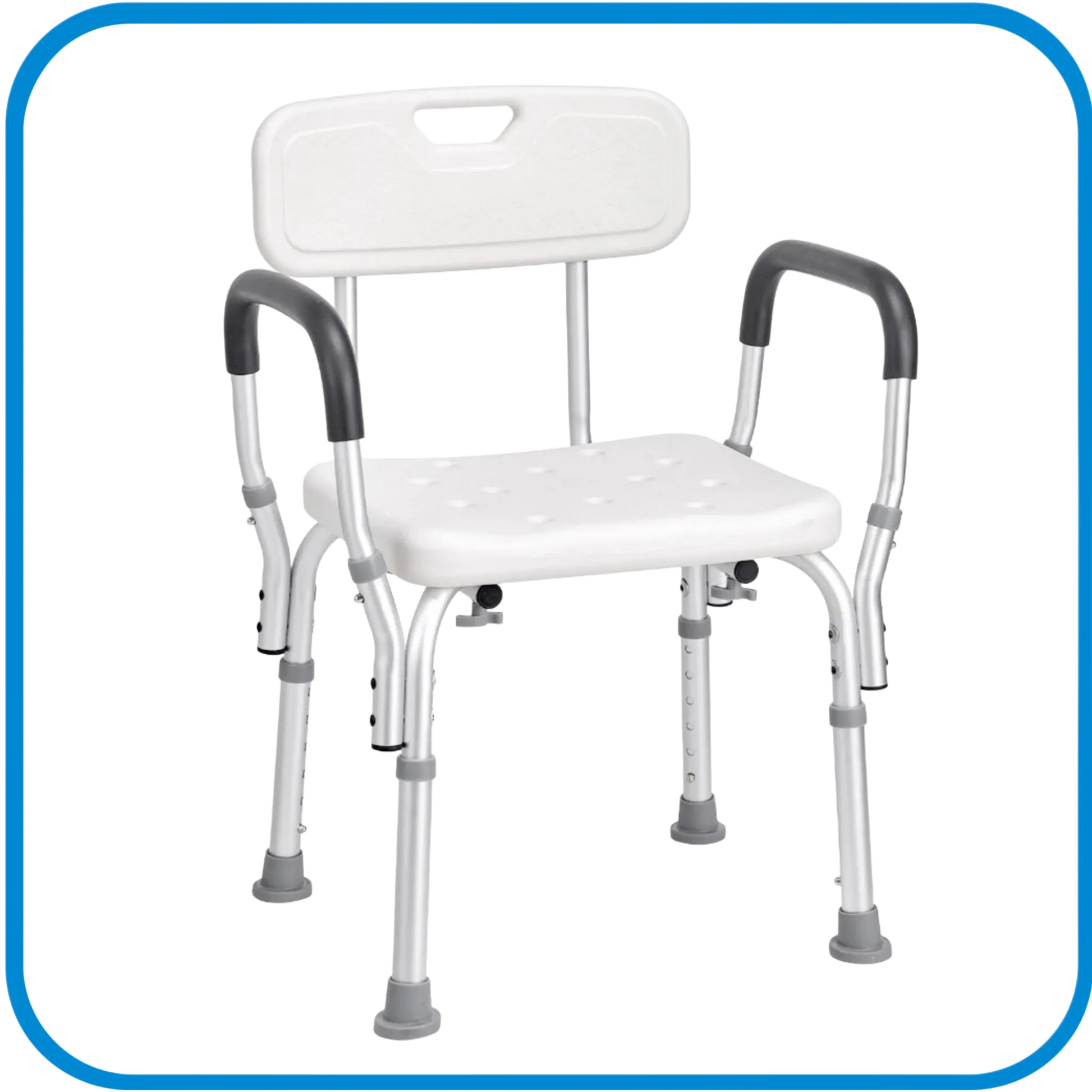 Sedile Per Doccia Antiscivolo Regolabile - L&G Sport e Benessere