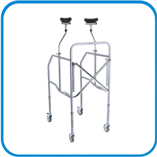 Deambulatore In Acciaio Pieghevole Sottoascellare Mini Rp756M - L&G Sport e Benessere