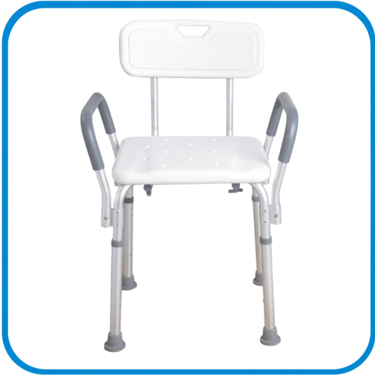 Sedia Doccia Con Schienale E Braccioli Imbottiti Rs839 - L&G Sport e Benessere