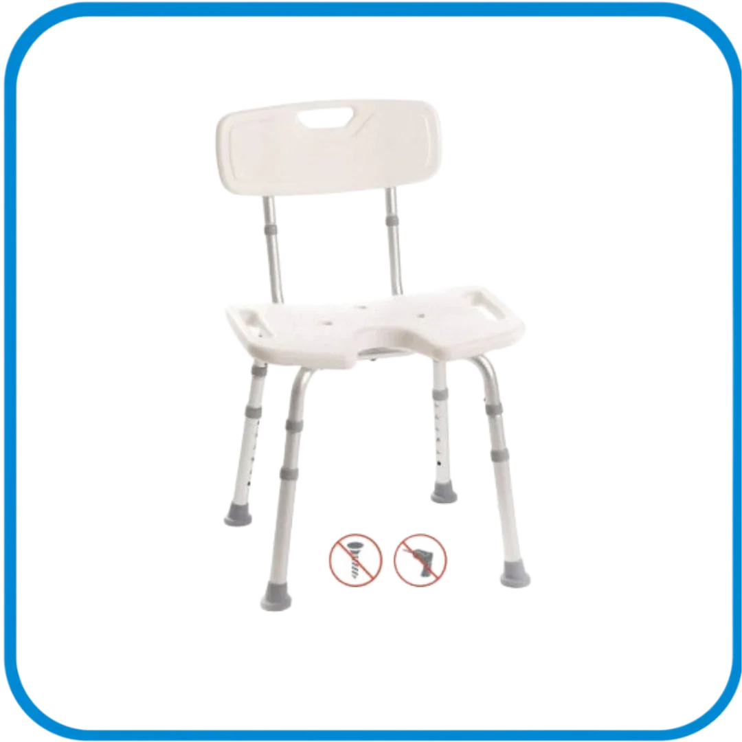 Sedile Per Doccia Con Schienale Rs833 - L&G Sport e Benessere