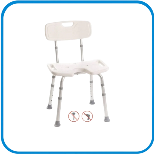 Sedile Per Doccia Con Schienale Rs833 - L&G Sport e Benessere