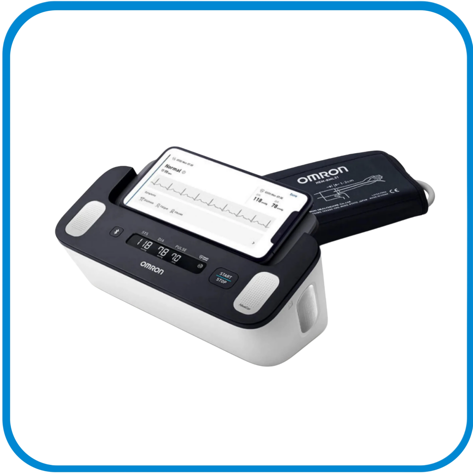 Misuratore Pressione Omron Complete Rilevamento Afib E Bluetooth - L&G Sport e Benessere