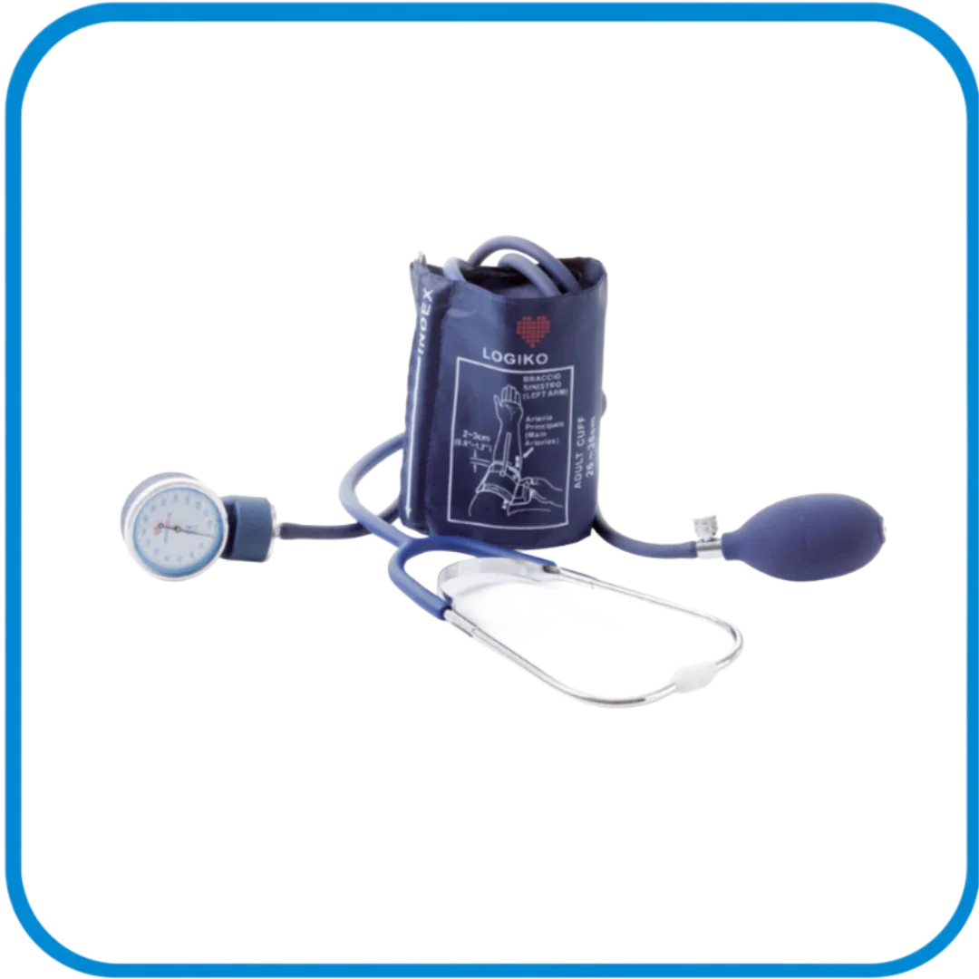Sfigmomanometro Aneroide Con Fonendoscopio Logiko Visual Dm333 - L&G Sport e Benessere