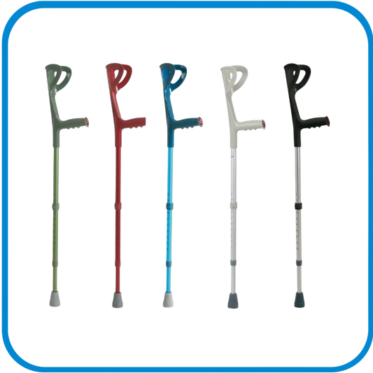 Coppia Stampelle Avambraccio In Alluminio Regolabili Intermed - L&G Sport e Benessere