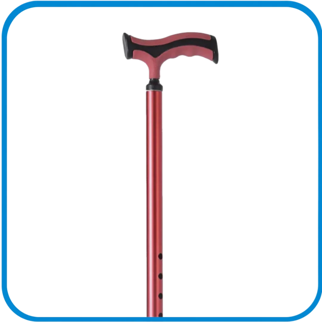 Bastone In Alluminio Regolabile - Base A Quadripode - L&G Sport e Benessere